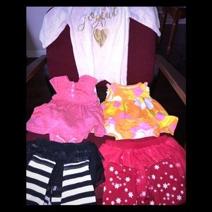 Baby Girl Bundle Clothes Size 6-9 MOs